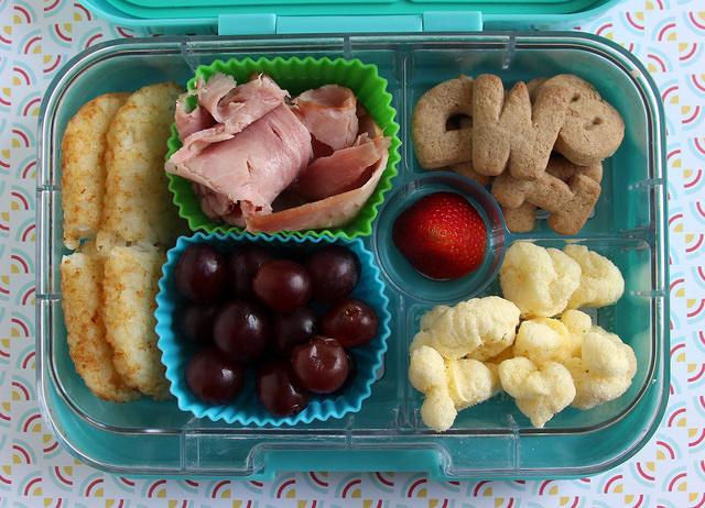 Ham and Hash Browns Yumbox Lunch #2